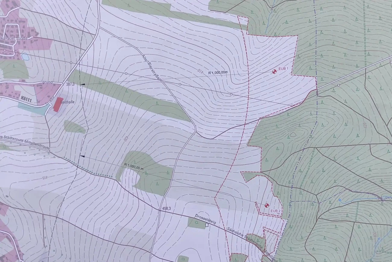 Standort der 3 Räder